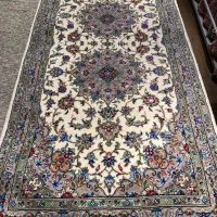 فرش دستبافت کناره ۲ در ۱ متر موژان اردکان یزد نو