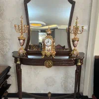 آینه میز کنسول قدیمی عتیقه انتیک برنزکوب|بوفه، ویترین، کنسول|تهران, افسریه جنوبی|دیوار