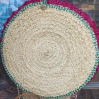 زنبیل ساده،گل کاموایی وگل برجسته وسفره ساده،گل دار|صنایع دستی و سایر لوازم تزئینی|رشت, پیرسرا|دیوار