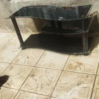 میز تلویزیون شیشه ای
