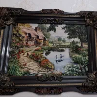 تابلو فرش ماشینی|تابلو فرش|ری, جوانمرد قصاب|دیوار