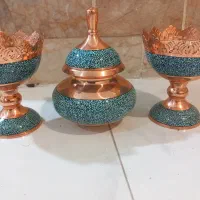 ظروف مسی خاتون کاری