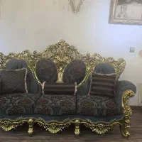 سرویس مبلمان سلطنتی طلایی|مبلمان خانگی و میز عسلی|تهران, اوین|دیوار