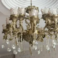 لوستر کلاسیک 15شعله|لوستر و چراغ آویز|اصفهان, شهرک میلاد|دیوار