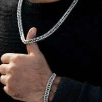 گردنبند و دستبند استیل طلایی و نقره ای|بدلیجات|تهران, کوی نصر مهرآباد|دیوار