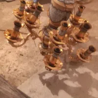 انواع لوستر اینه شمعدان برنجی ظروف مسی دیگ روحی