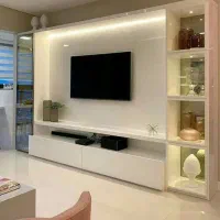 ساخت کابینت و کمد دیواری|کتابخانه، شلف، قفسههای دیواری|جهرم, |دیوار