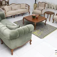 مبل کویین فرانسوی ناهار خوری استیل کلاسیک|مبلمان خانگی و میز عسلی|رباط‌کریم, وهن آباد|دیوار