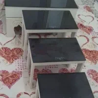 جلومبلی چوبی و شیشه ای|مبلمان خانگی و میز عسلی|هرسین, |دیوار