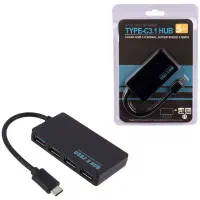 انواع هاب usb3 دارای 4 پورت تایپ سی گارانتی دار