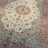 یک جفت فرش ۶ متری دستباف اردکان حاشیه پیازی