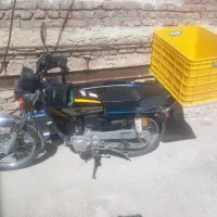 پیک موتوری اماده به کار در شهر باسمنج و اطراف