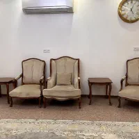 مبل کلاسیک هفت نفره|مبلمان خانگی و میز عسلی|علی‌آباد کتول, |دیوار