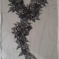 پارچه کار شده گیپور برای کار رو لباس مجلسی|لباس|مشهد, دانش|دیوار