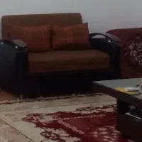 مبل 7 نفره چرم و پارچه|مبلمان خانگی و میز عسلی|کازرون, |دیوار