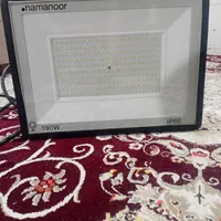 پرژکتور ۱۹۰وات وپنل خورشیدی رومکس ۲۰وات|لامپ و چراغ|اشتهارد, |دیوار