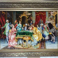 تابلوفرش دستبافت پاسورباز/فروشگاه ماندگار نقداقساط|تابلو فرش|تهران, بوستان جنگلی لویزان|دیوار