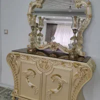 اینه وکنسول تماما چوب راش