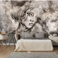 فروش ونصب کاغذ دیواری، پوستر و آینه دکوراتیو|خدمات پیشه و مهارت|رشت, گلسار|دیوار