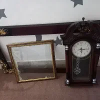 ساعت دیواری نو با دو عدد قاب