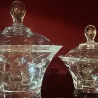 قندون و شکلات خوری برگی کریستال