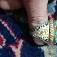 انگشتر جواهرات فیروزه نیشابور رکاب دستی آب طلا|جواهرات|میانه, |دیوار