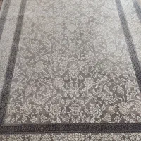 فرش ۴متری طوسی ۱ونیم در ۲ونیم