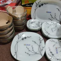 سرویس غذاخوری آرکوپال شیشه ای آذین 6 نفره کاملا نو