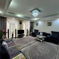 ۷۵ متر ۲ خواب/فول امکانات/سالن پرده خور/غرق نور