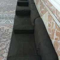 قنفه ۵تا با پشتی و متکای کوچک قنفه فقط شستن می خو|مبلمان خانگی و میز عسلی|سوسنگرد, |دیوار