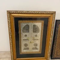 تابلو طلا کوب مکه  دو‌ عدد