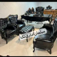 مبلمان اداری نیمست سلطنتی/میزآلفادومتری سه‌کشو|دفتر کار|چهاردانگه (تهران), |دیوار