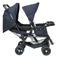 کالسکه دوقلو زرشکی