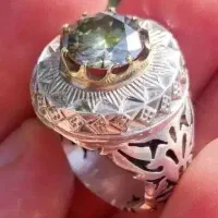 موزانایت (الماس روس) انگشتر نقره