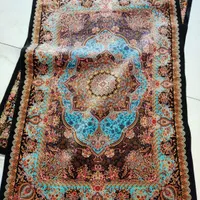 فرش ماشینی تمام ابریشم زرع نیم .  درجه یک.|فرش|تهران, پونک|دیوار