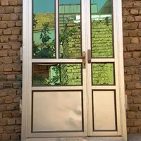 درب دولنگه آلمینیومی فروشی شریف اباد