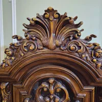 بوفه چوب اصل منبط کاری بادست|بوفه، ویترین، کنسول|تهران, آذربایجان|دیوار