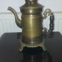 کتری برنجی شکاری هیزمی