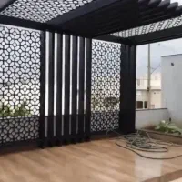 جوشکاری گلخانه شیروانی اسکلت راویزوالپست در پنجره