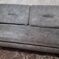 مبل تخت خاب شو سه نفره بسیار نو و سالم