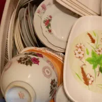 یک سبدبزرگ پر ظرف ۱۰۰تیکه سالم تمیز۱۲۰۰|حراج|قزوین, |دیوار