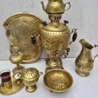 سماور های ذغالی برنجی بروجرد|صنایع دستی و سایر لوازم تزئینی|قم, شهرک امام حسن|دیوار