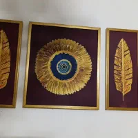 تابلو زرشکی طرح چشم نظر
