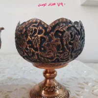 قاشق چنگال مسی قدیمی، ظروف مس قدیمی، ظرف مس آنتیک|کلکسیون اشیاء عتیقه|تهران, پونک|دیوار