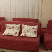 مبل کم جا چوب ۸نفره|مبلمان خانگی و میز عسلی|قم, بنیاد|دیوار