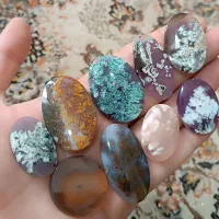 نگین های قواره درشت عقیق|جواهرات|زابل, |دیوار