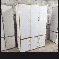 کمد دیواری جالباسی دو تیکه جادار و مقاوم عرض ۱۳۰