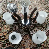 لوستر  5 شاخه|لوستر و چراغ آویز|شیراز, رکن‌آباد|دیوار