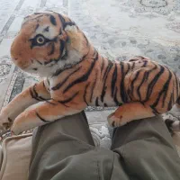 عروسک پلنگی قدیمی