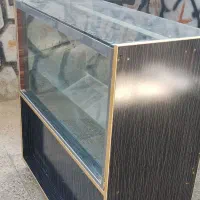 ویترین دوطبقه شیشه|بوفه، ویترین، کنسول|دهدشت, |دیوار